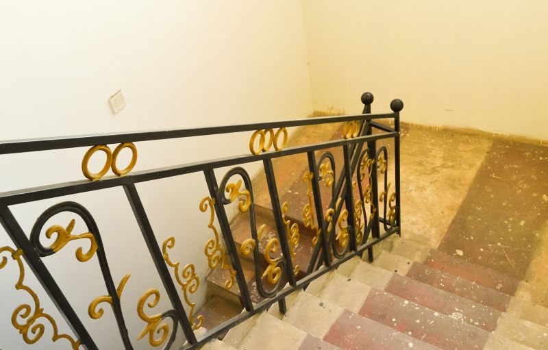 Metal Railing with Decorative Details