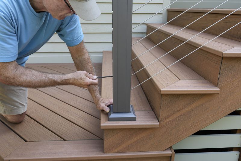 Wood Handrail Repair in Wilmington, NC